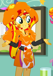 Size: 470x678 | Tagged: safe, screencap, sunset shimmer, eqg summertime shorts, equestria girls, the art of friendship, cropped