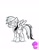 Size: 742x960 | Tagged: safe, derpibooru import, rainbow dash, pegasus, pony, clothes, coloring page, official, shadowbolt dash, shadowbolts costume, solo