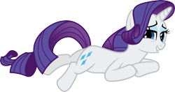 Size: 5000x2647 | Tagged: safe, artist:weegeestareatyou, rarity, pony, unicorn, lesson zero, simple background, solo, transparent background, vector