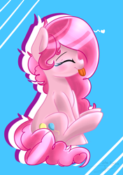 Size: 2111x3000 | Tagged: safe, artist:sugarrush015, part of a set, pinkie pie, earth pony, pony, solo, tongue out