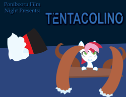 Size: 900x694 | Tagged: safe, artist:daisyhead, derpibooru import, oc, oc only, oc:flicker, in search of the titanic, ponibooru film night, tentacles, tentacolino