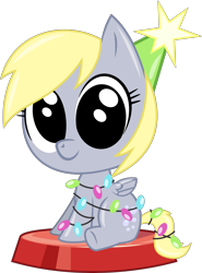 Size: 2510x3388 | Tagged: safe, artist:phucknuckl, part of a set, derpy hooves, pegasus, pony, my little pocket ponies, cute, derpabetes, female, simple background, smiling, solo, transparent background, vector