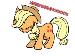 Size: 1024x768 | Tagged: artist needed, safe, applejack, earth pony, pony, floppy ears, nostrils, simple background, sneezing, sneezing fetish, solo