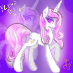 Size: 2000x2000 | Tagged: safe, artist:applejacks2, derpibooru import, fleur-de-lis, pony, unicorn, solo