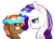 Size: 1024x731 | Tagged: safe, artist:yukko309, button mash, rarity, pony, unicorn, blushing, female, male, rarimash, shipping, simple background, straight, transparent background