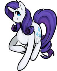 Size: 566x700 | Tagged: safe, artist:gr0ssking, rarity, pony, unicorn, female, horn, mare, solo, white coat
