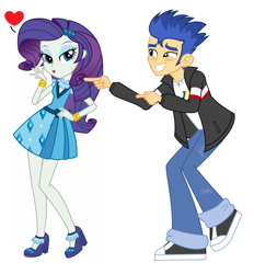 Size: 2064x2224 | Tagged: safe, artist:themexicanpunisher, flash sentry, rarity, equestria girls, heart, sentrity, shipping