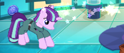 Size: 252x109 | Tagged: safe, starlight glimmer, pony, clothes, gameloft, uniform