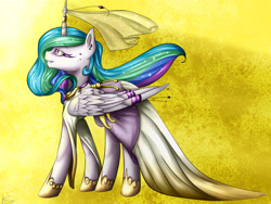 Size: 4500x3375 | Tagged: safe, artist:neutisshow, princess celestia, alicorn, pony, clothes, dress, jewelry, solo