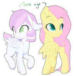 Size: 500x500 | Tagged: safe, artist:smallandnaughty, fluttershy, oc, oc:princess pastel, pegasus, pony, ask, explanation, explicit source, tumblr