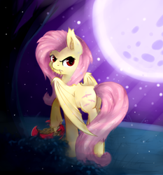 Size: 1024x1100 | Tagged: safe, artist:mapony240, fluttershy, flutterbat, race swap, solo