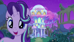 Size: 1920x1080 | Tagged: safe, screencap, starlight glimmer, pony, unicorn, student counsel, cute, female, glimmerbetes, mare, solo, treehouse of harmony