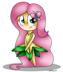 Size: 497x566 | Tagged: safe, artist:neborec, fluttershy, human, clothes, dress, humanized, solo