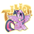 Size: 1000x1000 | Tagged: safe, artist:kaji-tanii, derpibooru import, twilight sparkle, twilight sparkle (alicorn), alicorn, pony, female, mare, solo