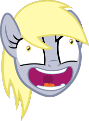 Size: 3000x4060 | Tagged: safe, artist:wissle, derpy hooves, pegasus, pony, starlight the hypnotist, spoiler:interseason shorts, evil grin, evil laugh, faic, female, high res, insanity, mare, simple background, smiling, solo, transparent background, vector