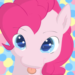 Size: 1500x1500 | Tagged: safe, artist:helenanyadepie, pinkie pie, earth pony, pony, solo