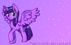 Size: 1689x1073 | Tagged: safe, artist:familyof6, derpibooru import, twilight sparkle, twilight sparkle (alicorn), alicorn, pony, female, looking at you, mare, simple background, solo, wallpaper