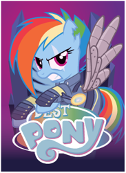 Size: 264x360 | Tagged: safe, artist:flash equestria photography, artist:mlpfwb, derpibooru import, rainbow dash, pegasus, pony, alternate timeline, apocalypse dash, crystal war timeline, scar, solo