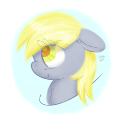 Size: 1748x1748 | Tagged: safe, artist:squeaky-belle, derpy hooves, pony, art, derpy day, derpy day 2019, female, mare, signature, solo