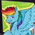 Size: 600x596 | Tagged: safe, artist:mattsykun, derpibooru import, rainbow dash, pegasus, pony, female, mare, simple background, solo