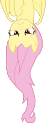 Size: 1483x3920 | Tagged: safe, artist:crimson, fluttershy, bat pony, pony, bats!, bat wings, bored, fangs, flutterbat, pink hair, red eyes, simple background, solo, transparent background, tree branch, unamused, vector