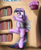 Size: 2392x2885 | Tagged: safe, artist:otakuap, derpibooru import, twilight sparkle, twilight sparkle (alicorn), alicorn, pony, against wall, angry, duct tape, female, flailing, frown, glare, gritted teeth, hoofy-kicks, mare, remake, restrained, solo, stuck, underhoof