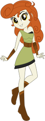 Size: 1211x3243 | Tagged: safe, artist:lhenao, autumn blaze, kirin, equestria girls, absurd resolution, boots, clothes, cute, dress, equestria girls-ified, humanized, shoes, simple background, solo, transparent background, vector