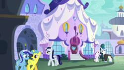 Size: 1920x1090 | Tagged: safe, derpibooru import, screencap, fancypants, fleur-de-lis, lemon hearts, minuette, moonlight raven, pony, unicorn, forever filly, canterlot carousel, female, mare