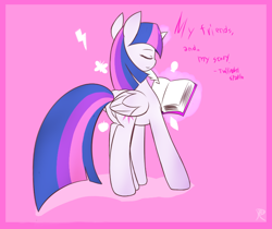 Size: 724x608 | Tagged: safe, artist:ranban, derpibooru import, twilight sparkle, twilight sparkle (alicorn), alicorn, pony, book, diary, female, mare, pixiv, quill, solo