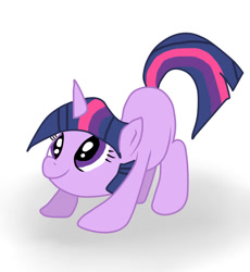 Size: 858x931 | Tagged: safe, artist:taybar04, derpibooru import, twilight sparkle, pony, unicorn, looking up, smiling, solo