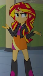 Size: 315x554 | Tagged: safe, screencap, sunset shimmer, equestria girls, equestria girls (movie), cropped