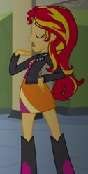 Size: 282x560 | Tagged: safe, screencap, sunset shimmer, equestria girls, equestria girls (movie), cropped, solo