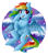 Size: 2480x2845 | Tagged: safe, artist:sk-ree, derpibooru import, rainbow dash, pegasus, pony, abstract background, cute, cutie mark, female, happy, mare, open mouth, simple background, smiling, solo, spread wings, stars, transparent background, underhoof, wings