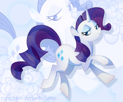 Size: 1024x851 | Tagged: safe, artist:egophiliac, rarity, pony, unicorn, female, horn, mare, purple mane, solo, white coat, zoom layer