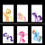 Size: 1024x1024 | Tagged: safe, artist:andoanimalia, derpibooru import, applejack, fluttershy, pinkie pie, rainbow dash, rarity, twilight sparkle, earth pony, pegasus, pony, unicorn, blank, custom, mane 6 meme, mane six, meme, template