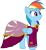 Size: 638x695 | Tagged: safe, artist:megarainbowdash2000, derpibooru import, rainbow dash, pegasus, pony, inspiration manifestation, clothes, cute, dress, female, mare, rainbow dash always dresses in style, simple background, solo, transparent background, vector