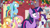 Size: 1280x720 | Tagged: safe, derpibooru import, screencap, applejack, fluttershy, rainbow dash, rarity, twilight sparkle, twilight sparkle (alicorn), alicorn, earth pony, pegasus, pony, unicorn, the great escape room, shrunken pupils