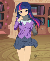 Size: 900x1100 | Tagged: safe, artist:dannysoarin, derpibooru import, twilight sparkle, human, humanized, light skin, solo