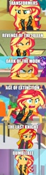 Size: 500x1882 | Tagged: safe, edit, edited screencap, screencap, golden hazel, sandalwood, sci-twi, sunset shimmer, twilight sparkle, a fine line, equestria girls, equestria girls series, forgotten friendship, rainbow rocks, rollercoaster of friendship, angry, bandage, cropped, cute, fangirl, food, geode of empathy, hugs needed, it's not about the parakeet, magical geodes, meme, messy hair, offscreen character, sad, shimmerbetes, solo, straw, sunsad shimmer, transformers