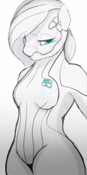 Size: 3000x6000 | Tagged: safe, artist:maximunex, fluttershy, anthro, cyborg, robot