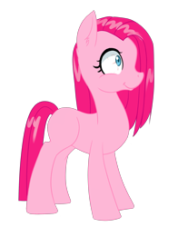 Size: 1793x2289 | Tagged: safe, artist:dreamynart, pinkie pie, earth pony, pony, blank flank, pinkamena diane pie, solo