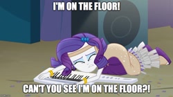 Size: 894x499 | Tagged: safe, edit, edited screencap, screencap, rarity, equestria girls, rainbow rocks, image macro, keytar, marshmelodrama, meme, musical instrument, solo