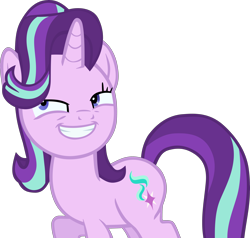 Size: 4000x3800 | Tagged: safe, artist:theevafreak, starlight glimmer, pony, unicorn, a royal problem, absurd resolution, female, inkscape, mare, one eye closed, scene interpretation, simple background, solo, transparent background, vector, wink