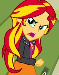 Size: 491x617 | Tagged: safe, screencap, sunset shimmer, equestria girls, equestria girls (movie), cropped, solo