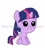 Size: 745x821 | Tagged: safe, artist:appuljack, derpibooru import, twilight sparkle, baby, cute, filly, filly twilight sparkle, ms paint, simple background, solo, vector, watermark, white background