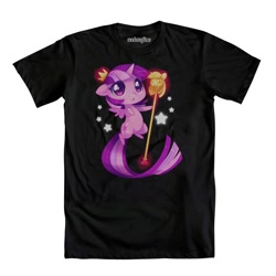 Size: 1000x1000 | Tagged: safe, derpibooru import, twilight sparkle, twilight sparkle (alicorn), alicorn, pony, clothes, female, mare, official, shirt, solo, twilight scepter, welovefine