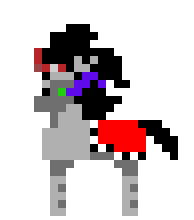 Size: 194x220 | Tagged: safe, artist:plzwork112234, derpibooru import, king sombra, pony, unicorn, adventure ponies, pixel art, solo, style emulation