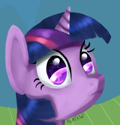 Size: 875x913 | Tagged: safe, artist:xcuteikinz, derpibooru import, twilight sparkle, bust, portrait, solo