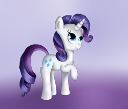 Size: 1024x870 | Tagged: safe, artist:royalshine, rarity, pony, unicorn, female, horn, mare, solo, white coat