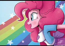 Size: 724x519 | Tagged: safe, artist:the-butch-x, pinkie pie, equestria girls, open mouth, solo